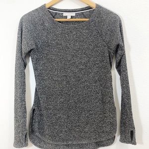 Zella Crew Neck Long Sleeve Top size Extra Small